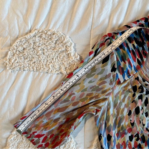 Maggy London Multicolour Wrap Dress - Picture 7 of 8